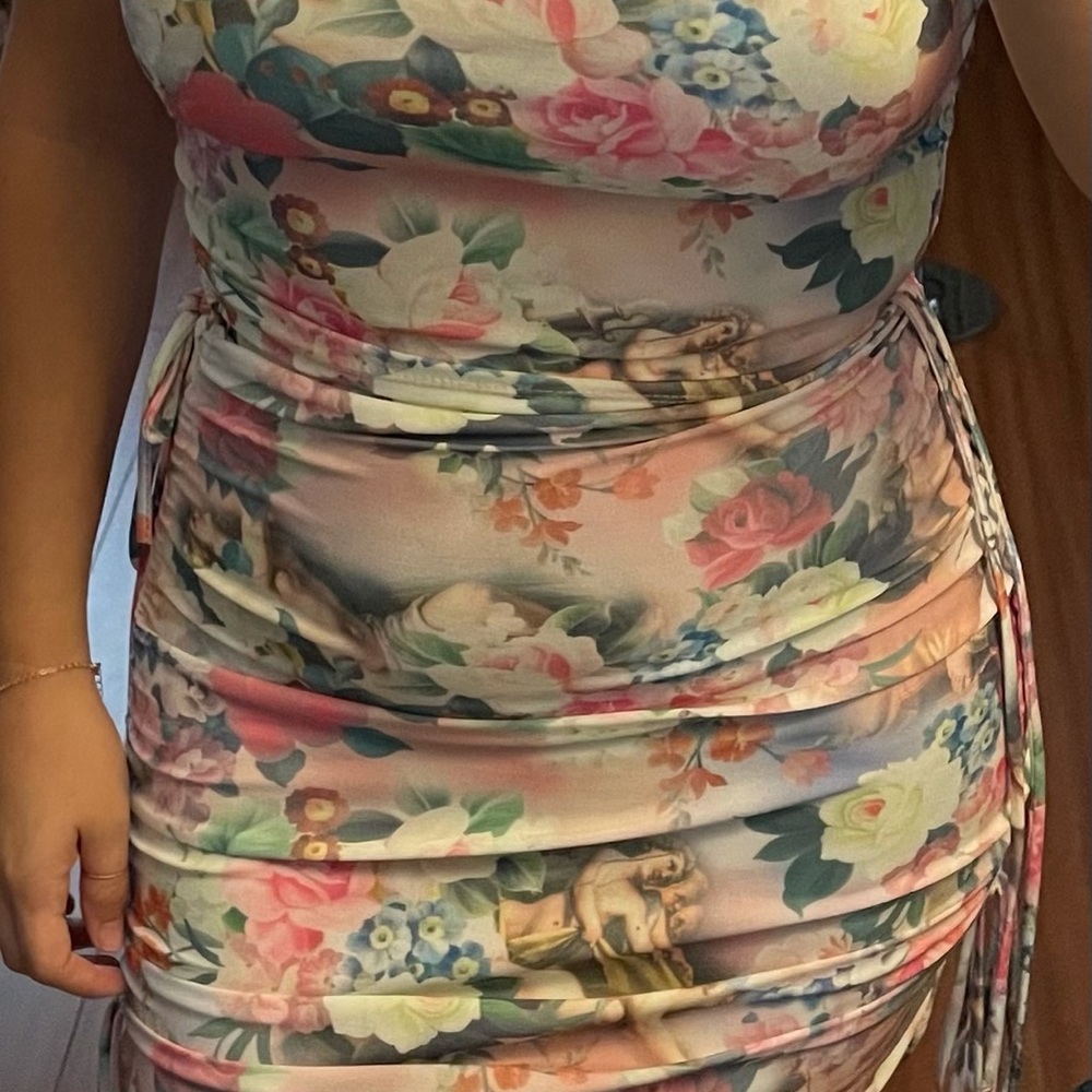 Angels/flowers two piece set